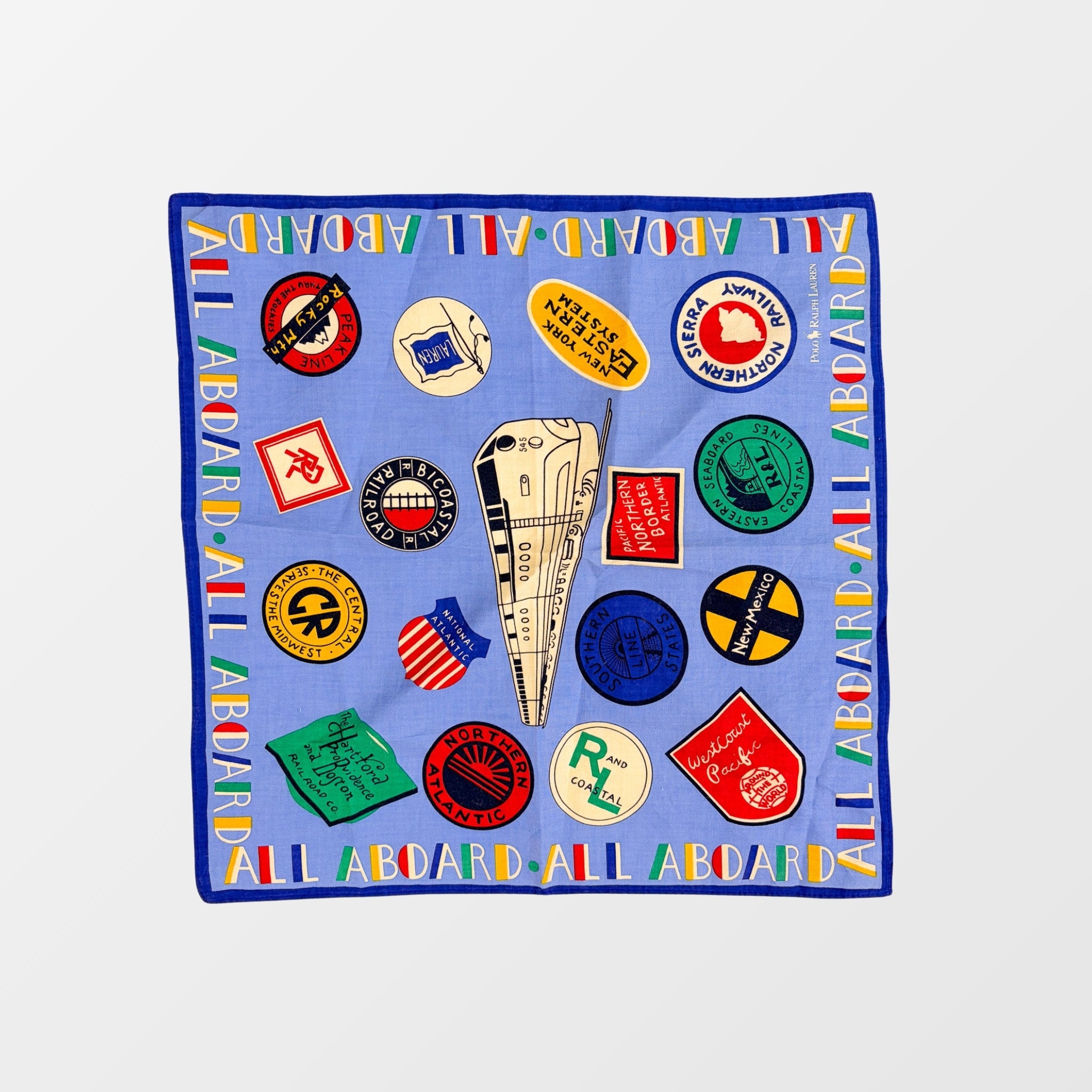 Vintage Designer Einstecktuch – Polo Ralph Lauren – Frontansicht – Fehsenfeld Vintage Archiv