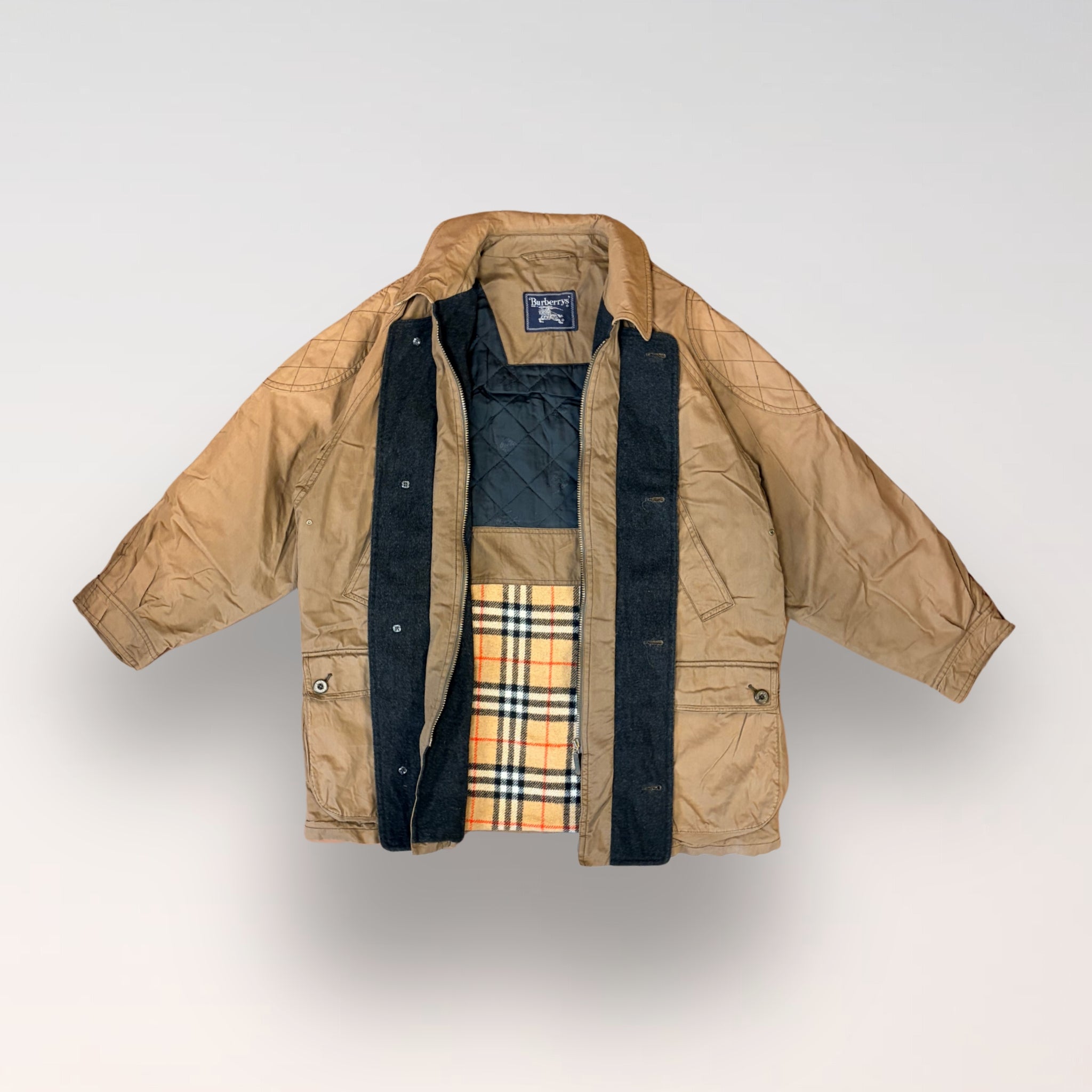 Vintage Burberrys Field Coat Winter / M-L