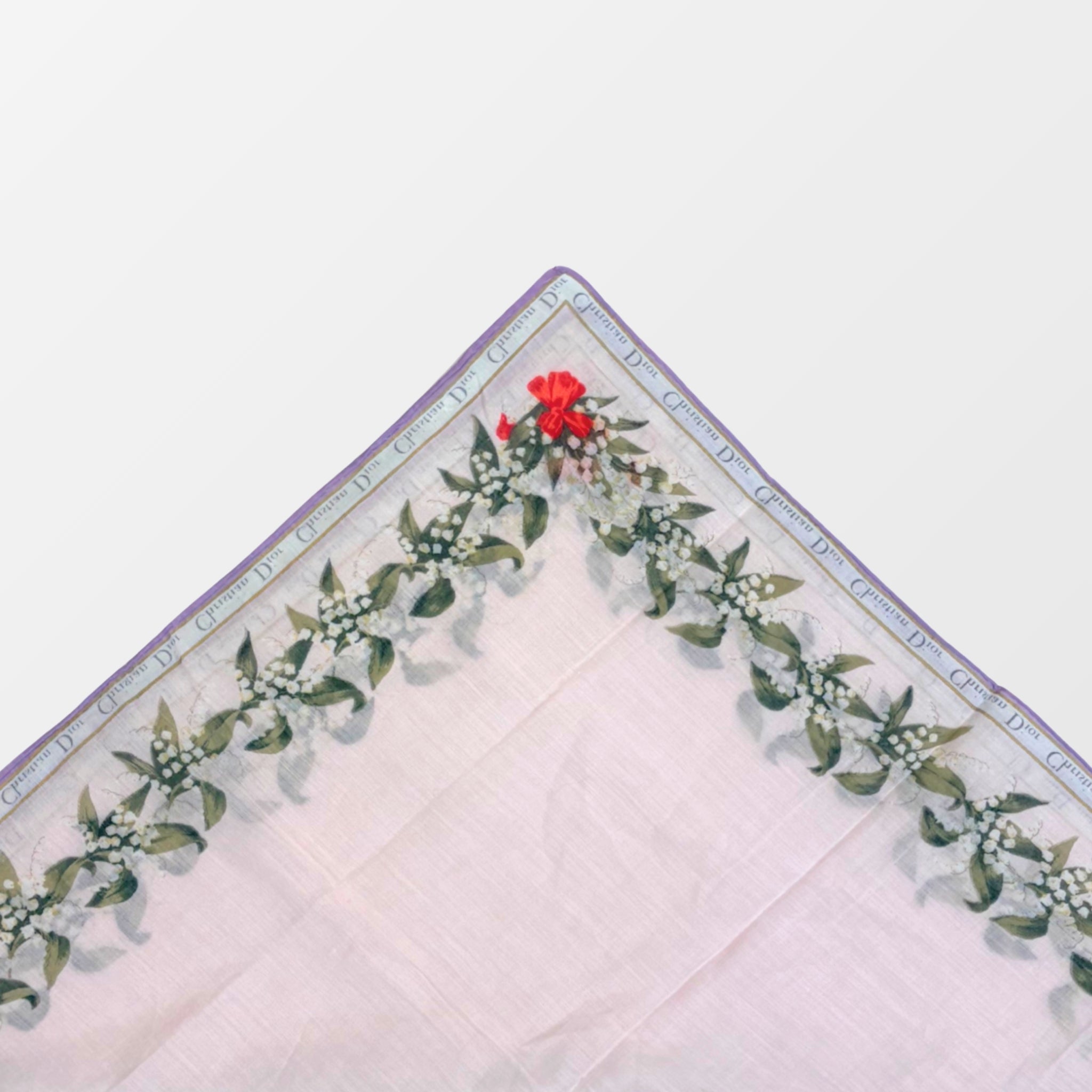Vintage Designer Einstecktuch – Dior/YSL – Frontansicht – Fehsenfeld Vintage Archiv