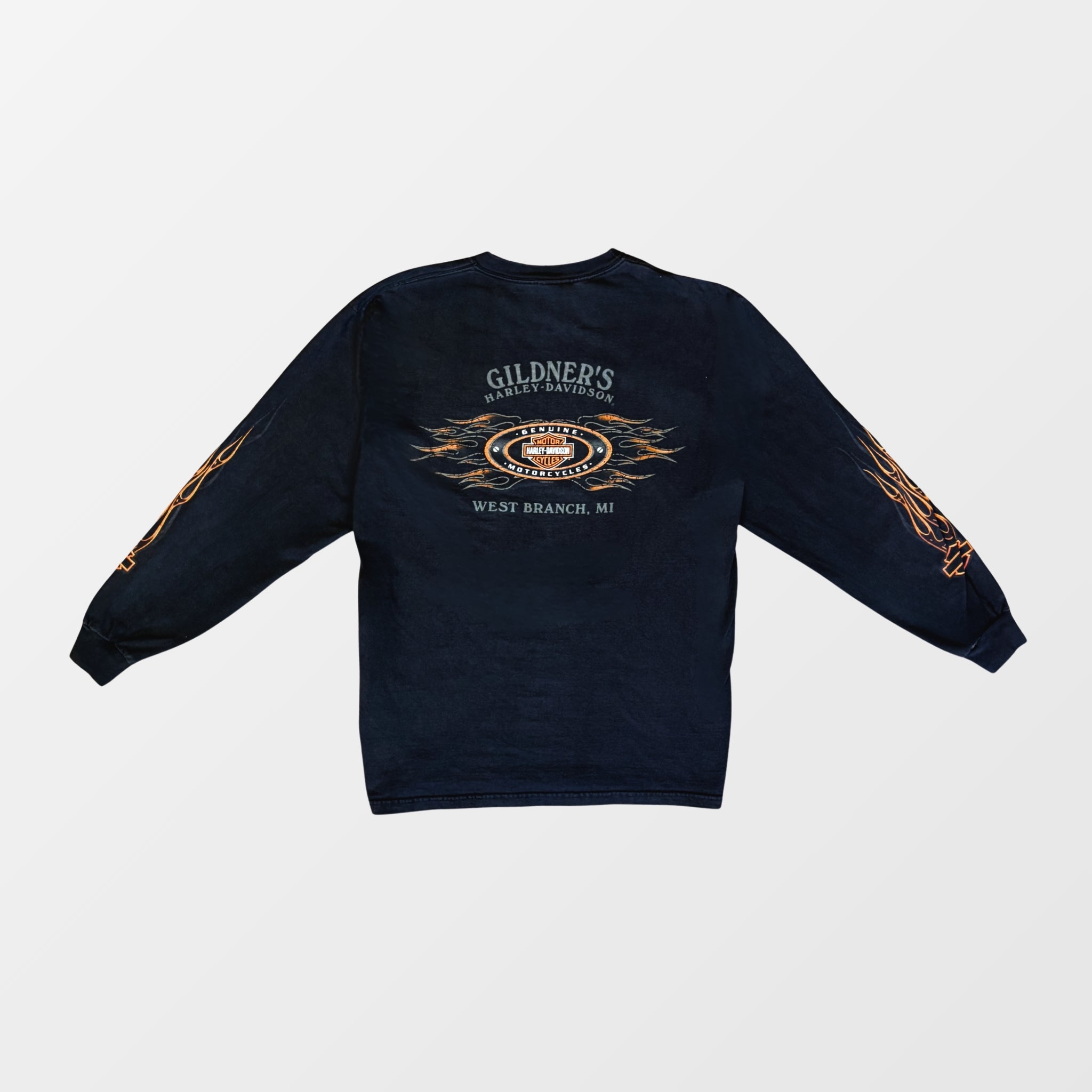 Vintage Harley-Davidson Shirt – 90s – Made in USA – Frontansicht – Fehsenfeld Vintage Archiv