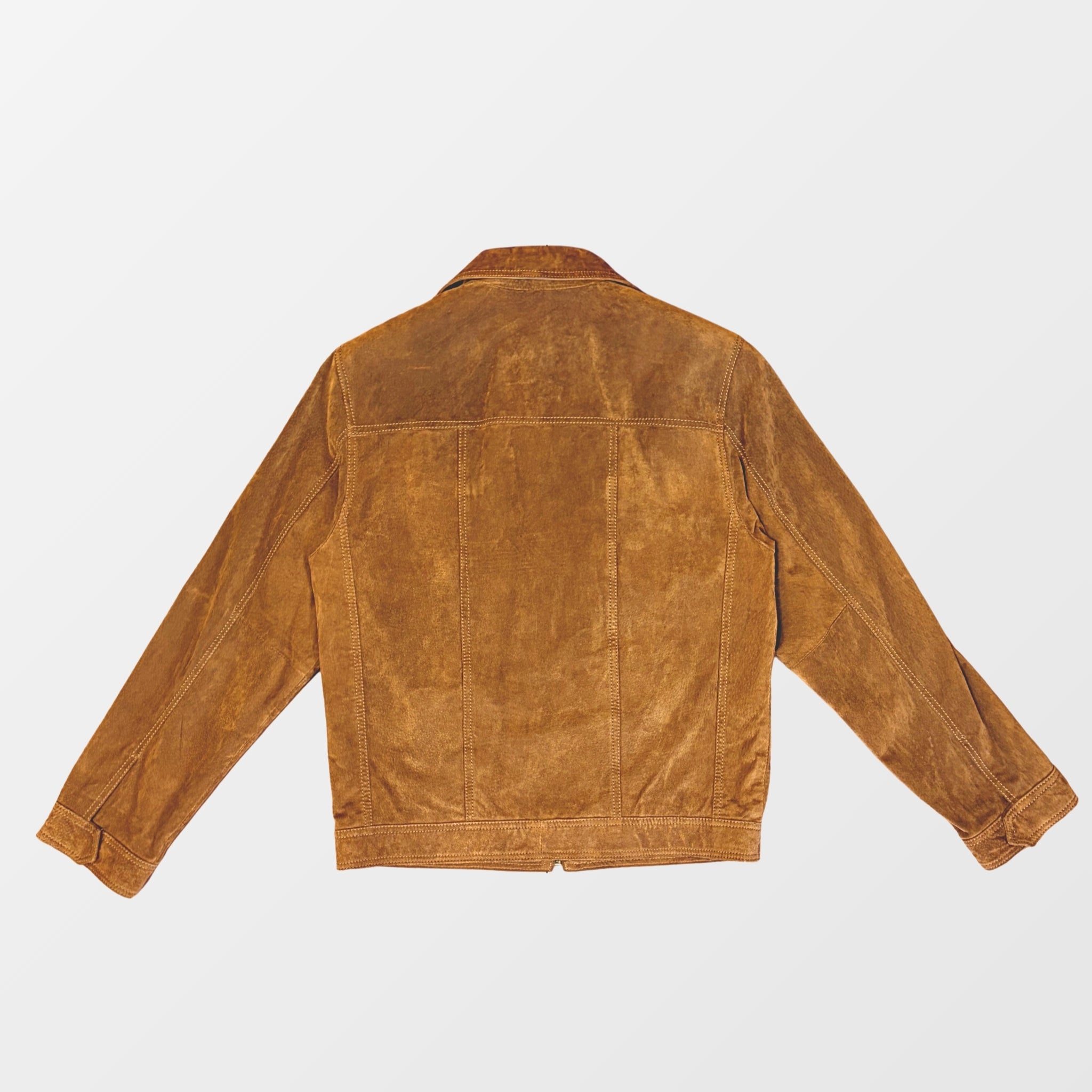 Vintage WildLederjacke – Heavy WildLeather – 80s Style – Rückansicht – Fehsenfeld Vintage Archiv