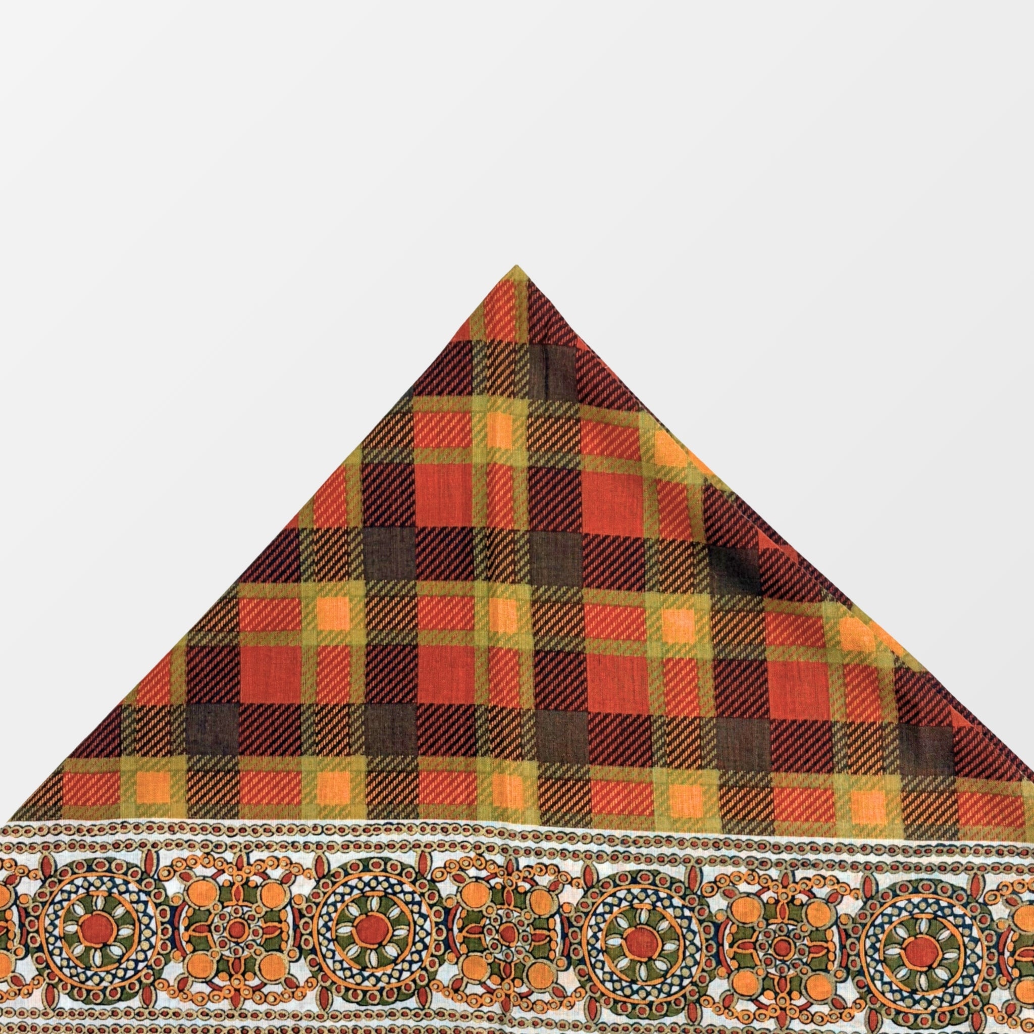 Vintage Designer Einstecktuch – Dior/YSL – Frontansicht – Fehsenfeld Vintage Archiv