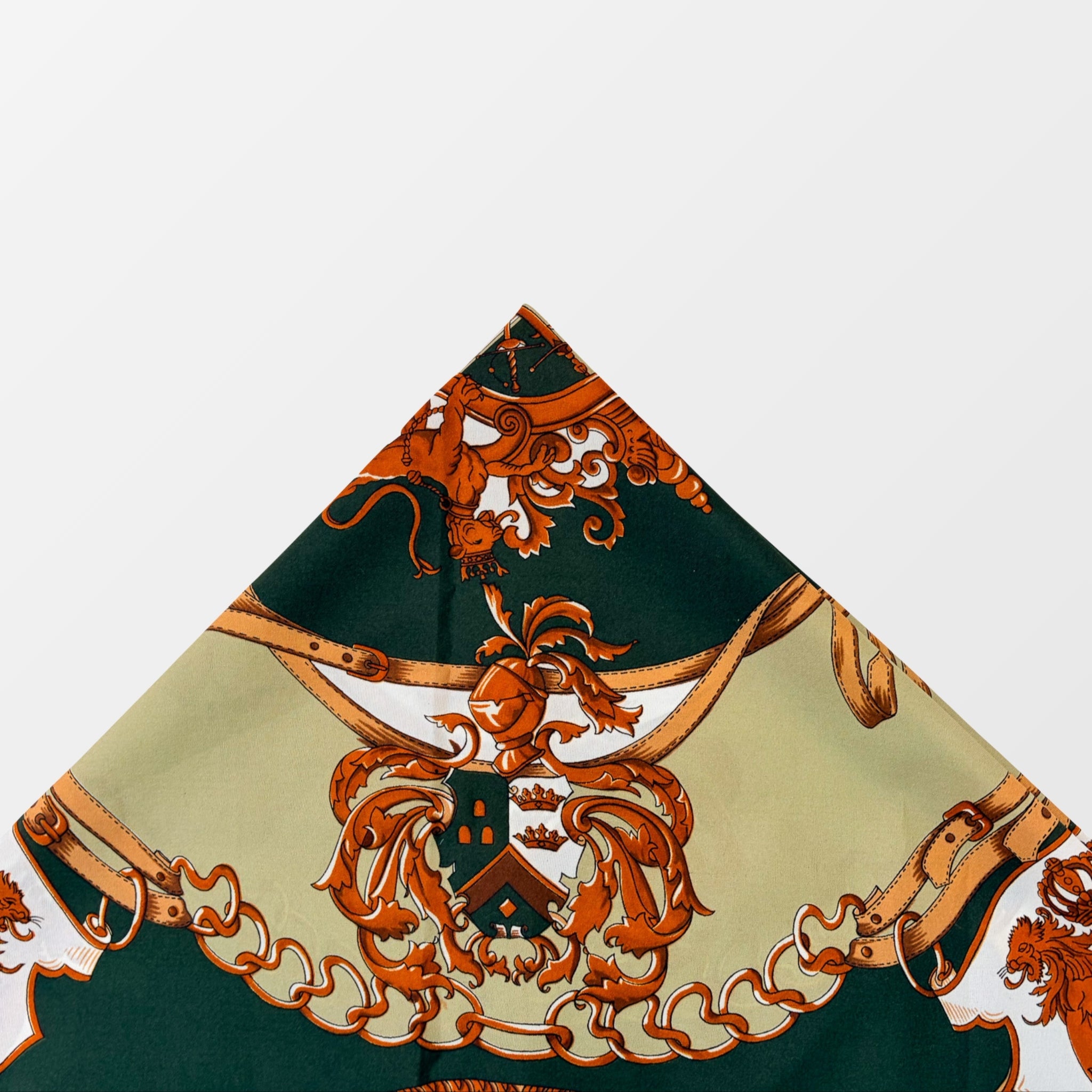 Vintage Designer Einstecktuch – Dior/YSL – Frontansicht – Fehsenfeld Vintage Archiv